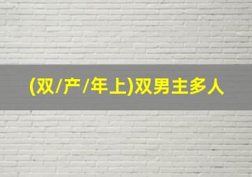 (双/产/年上)双男主多人