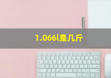 1.066l是几斤