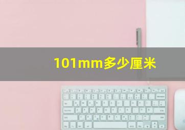 101mm多少厘米