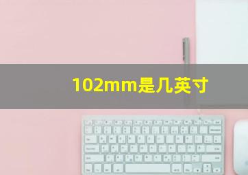 102mm是几英寸