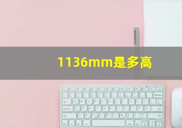 1136mm是多高