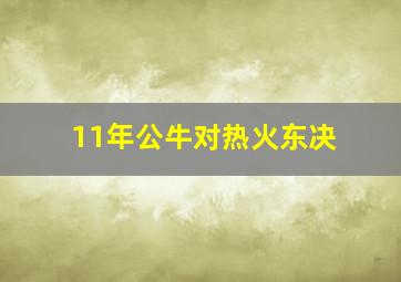 11年公牛对热火东决