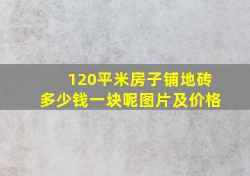 120平米房子铺地砖多少钱一块呢图片及价格