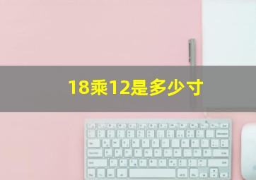 18乘12是多少寸