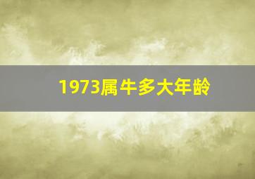 1973属牛多大年龄