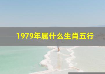 1979年属什么生肖五行