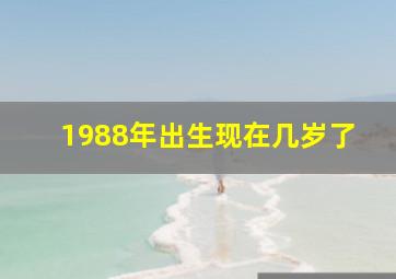 1988年出生现在几岁了