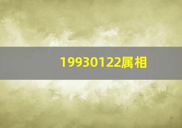 19930122属相