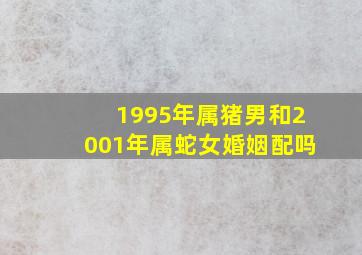 1995年属猪男和2001年属蛇女婚姻配吗