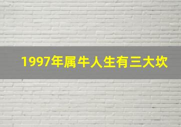 1997年属牛人生有三大坎