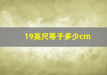 19英尺等于多少cm