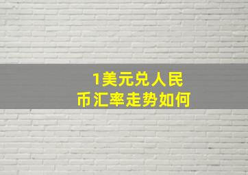 1美元兑人民币汇率走势如何