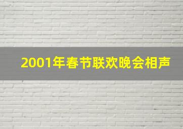 2001年春节联欢晚会相声