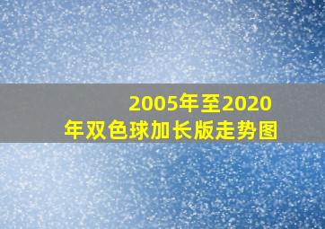 2005年至2020年双色球加长版走势图