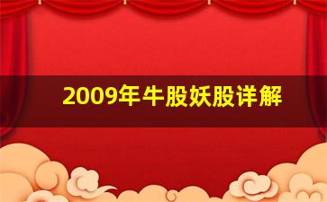 2009年牛股妖股详解