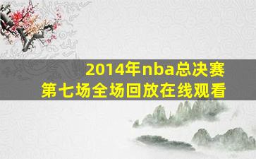 2014年nba总决赛第七场全场回放在线观看