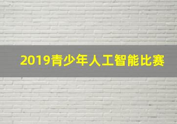 2019青少年人工智能比赛