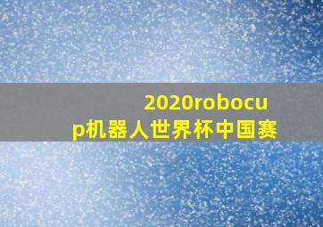 2020robocup机器人世界杯中国赛