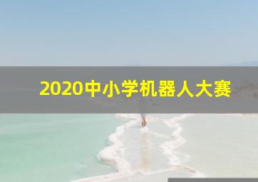 2020中小学机器人大赛