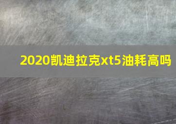 2020凯迪拉克xt5油耗高吗