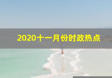 2020十一月份时政热点