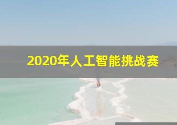 2020年人工智能挑战赛