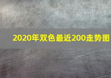 2020年双色最近200走势图