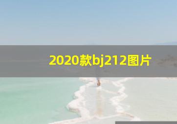 2020款bj212图片