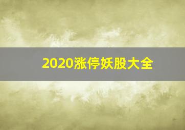 2020涨停妖股大全