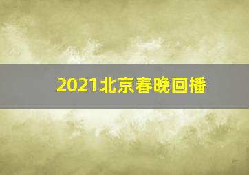 2021北京春晚回播