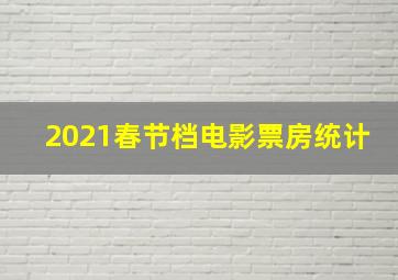 2021春节档电影票房统计