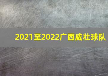 2021至2022广西威壮球队