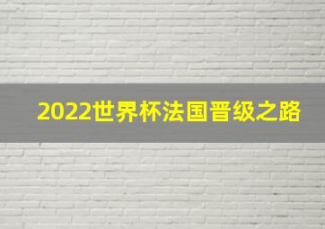 2022世界杯法国晋级之路