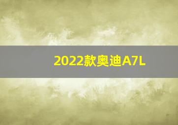 2022款奥迪A7L