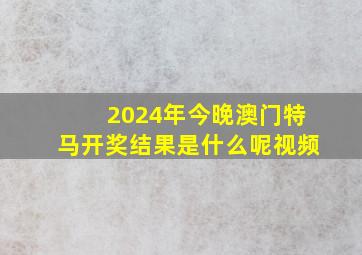 2024年今晚澳门特马开奖结果是什么呢视频