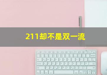 211却不是双一流