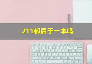 211都属于一本吗