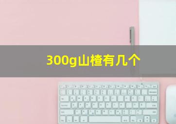 300g山楂有几个