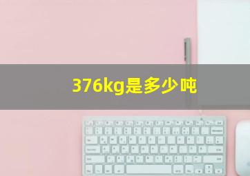 376kg是多少吨