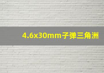 4.6x30mm子弹三角洲