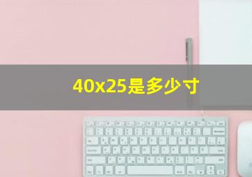 40x25是多少寸