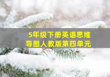 5年级下册英语思维导图人教版第四单元