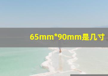 65mm*90mm是几寸