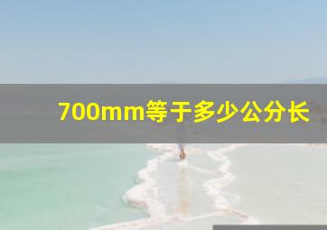 700mm等于多少公分长