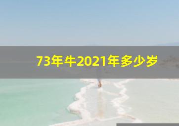 73年牛2021年多少岁