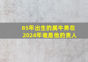 85年出生的属牛男在2024年谁是他的贵人