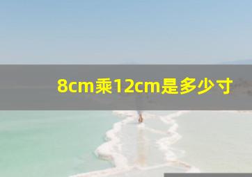 8cm乘12cm是多少寸