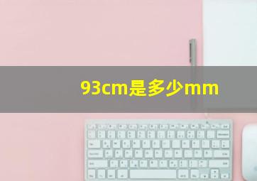 93cm是多少mm