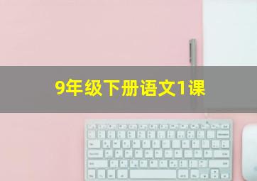 9年级下册语文1课