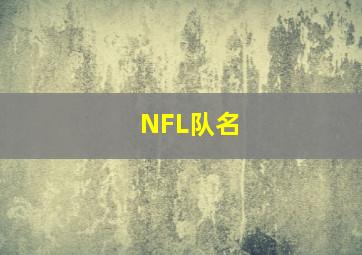 NFL队名